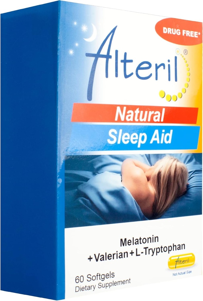 Alteril Natural Sleep Aid Soft Gel 60ct