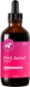 Mountain Meadow Urter PMS Relief Drops # 124; Flydende urtesupplement til menstruation # 124; Hormonal støtte til PMS kramper, Mood Swings & Acne med Chaste Tree Berry (Vitex) & Wild Yam 4oz