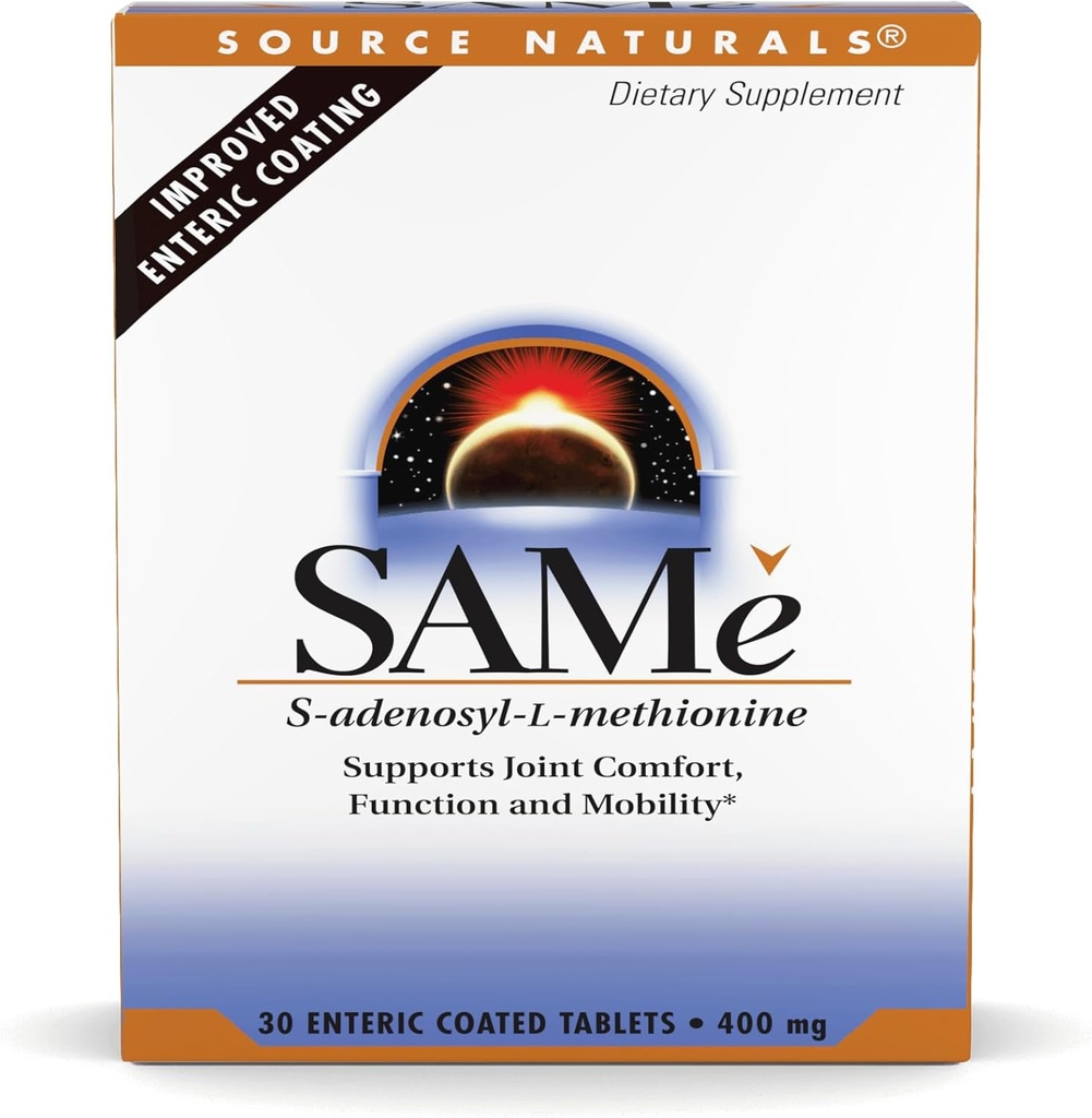 Kilde Naturals Samme, Understøtter Joint Comfort, 400mg - 30 Enteric Coated Tablets