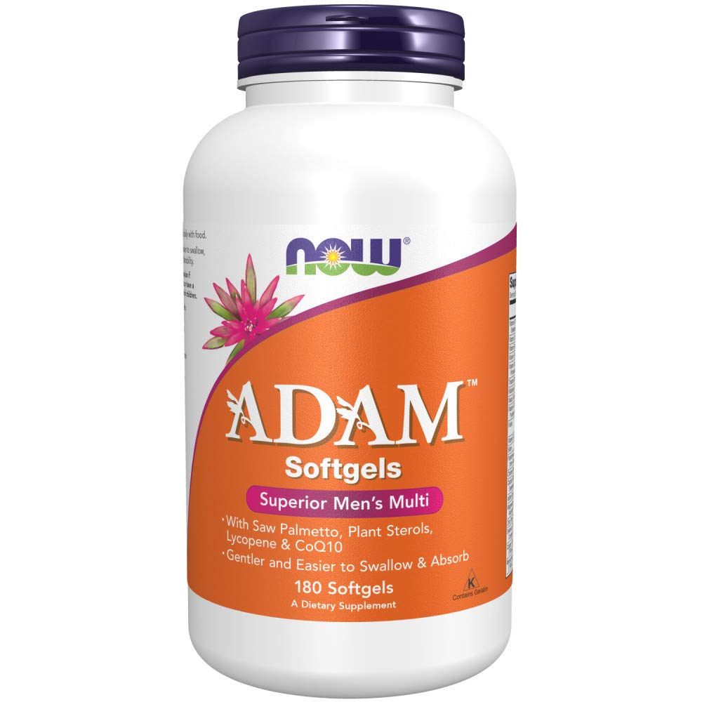 Now Foods AdamTM Mænds Multiple Vitamin -Softgels, 180 Greve (pakke med 1)