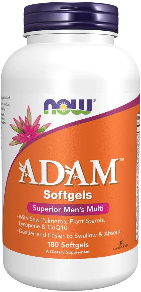 Now Foods AdamTM Mænds Multiple Vitamin -Softgels, 180 Greve (pakke med 1)
