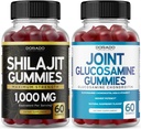 DORADO NUTRITION Shilajit Gummies for Mænd og Kvinder (60 Gummies) og Glucosamin Chondroitin (60 Greve)