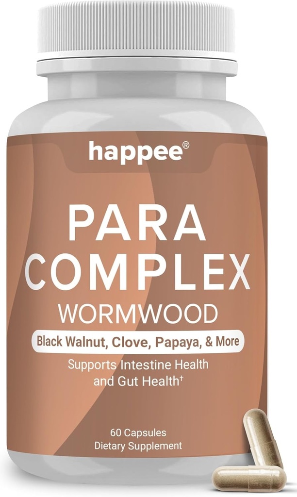 ParaComplex Intestinal Guard for mennesker - para Rensning Herbal Rengøring for Gut Sundhed & fordøjelsesbalance - med ormwood, sort valnød, hvidløg & mere - 60 kapsler