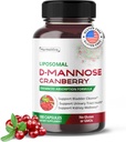 Liposomal D- Mannose Cranberry Supplement - 180 Capsules - 124; Uva Ursi, Hibiscus, Black Pepper - 124; Enhanced Absorption Formel 124; Non- GMO, Gluten- Free