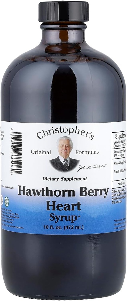 Christopher 's Original Formulas Hawthorn Berry Heart Syrup - 16 fl oz