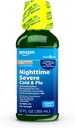 Basic Care Nighttime Svær kold & fluid, Original, 12 fl oz (pakke med 1)