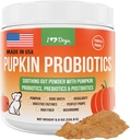 iHeartDogs Pupkin Probiotika, Prebiotika, & Postbiotika til hunde med Pumpkin, Gut Lindrende Bone Broth & Svampe - 30 Scoops