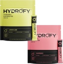 Hydrogen vand + Electrolytes Drink Mix Hindbær og Lemon Lime Bundle 50 Servering Medical 124; Superior Hydration Pakninger med Molecular Hydrogen (H2), natrium, kalium, magnesium, calcium og mineraler