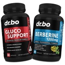 DR. BO Metabolism Support & Berberine Supplement Capsules - Boost Metabolism with Vitamin Herbal Formula - 1200mg Berberine HCL Supplement for Healthy Metabolic Support for Women & Men