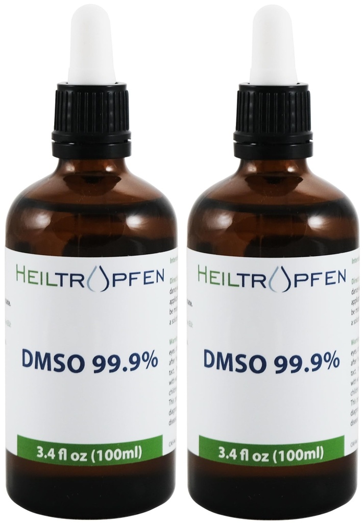 2X DMSO 99.9% ingredienser i Pharma grade; lav lugt - Dimethylsulfoxid væske