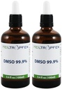 2X DMSO 99.9% ingredienser i Pharma grade; lav lugt - Dimethylsulfoxid væske
