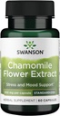 Swanson Kamille Flower Extract 500 Milligram Standardiseret til 1, 2% Apigenin 6 mg per kapsel 60 kapsler
