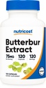 Nutricost Butterbur Extract Kapsler (75 mg) 120 Kapsler - Gluten Free, Non- GMO, Vegetarisk Friendly