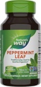Nature 's Way Peppermint Leaf, Traditionally Used to Soothe Fordøjning *, 700 mg pr. 2 -Capsule Serving, Peppermint Supplement, Non- GMO Project Verified, 100 Vegan Kapsler (Packaging May Vary)