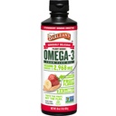 Barlean 's Vegan Omega 3 6 9 Flaxseed Oil Liquid Supplement, Jordbær Banana Smoothie, Hør Frø Olie med 2,968 mg ALA Fedtsyre, Non- GMO og Gluten Free, 16 oz