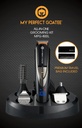 Min Perfect Goatee ® - 13-in-1 Herre Grooming Kit - LED Display Beard Trimming Kit med rejsesæk, Charging Stand, & Mere - Vandtæt, Cordless Electric Trimmer til Næse, Krop, & Mere - Ideel gavesæt