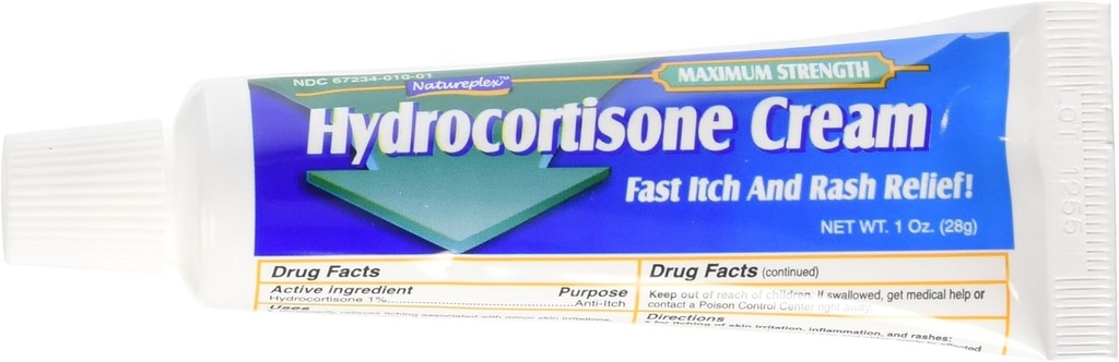 Natureplex Hydrocortison 1% creme, 1 Ounce (pakning med 3)