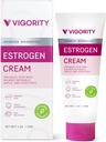 Østrogen Cream til kvinder, naturlige bioidentiske, Hot Flashs Menopause Relief, Østrogen Cream med Wild Yam, Menstruel Cycle & Body Balance Support, Hjælper Reducere Hot Flashs, Paraben- Free, Vegan, 3-måned Tilgang (4 Oz)