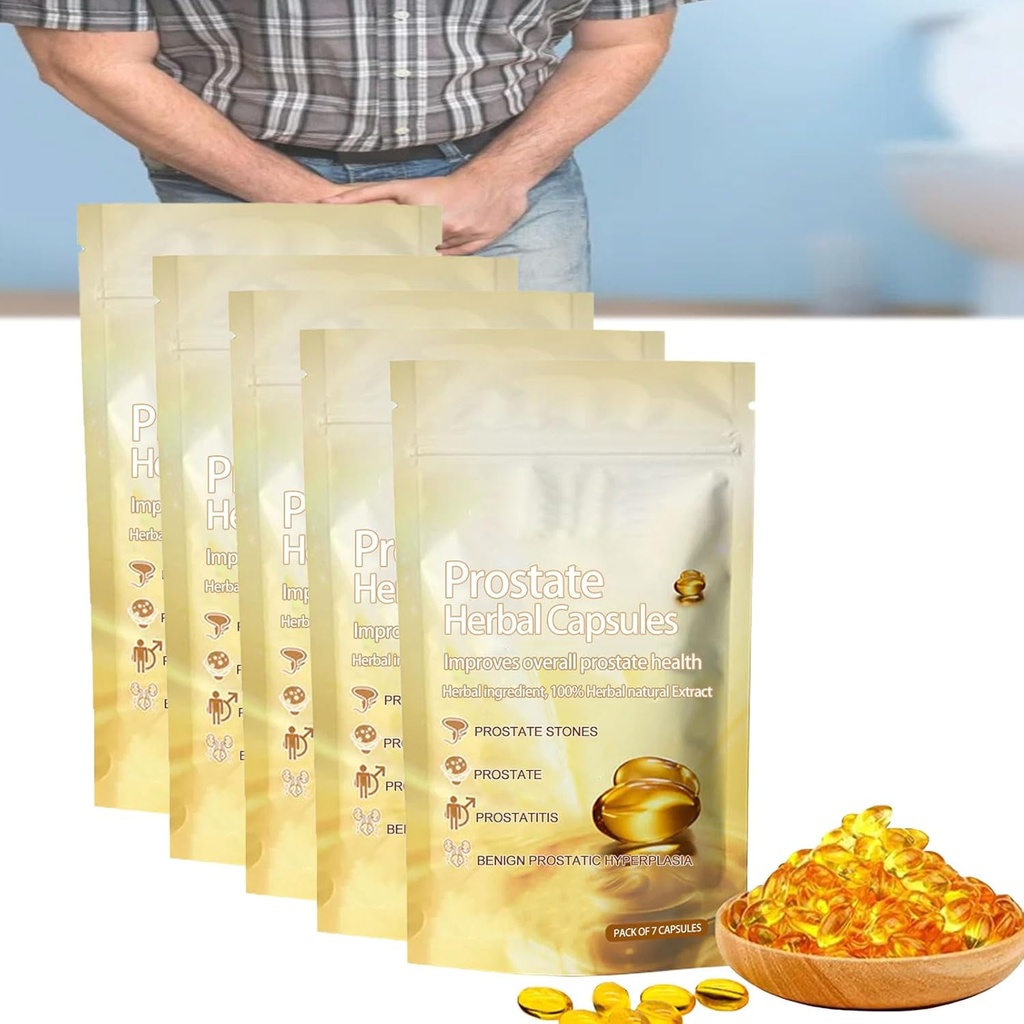 FemiPure Natural Prostata Herbal Kapsler, 7pcs / Bag Femipure Prostata Natural Herbal Kapsler, Prostata Natural Herbal Kapsler (5pcs)