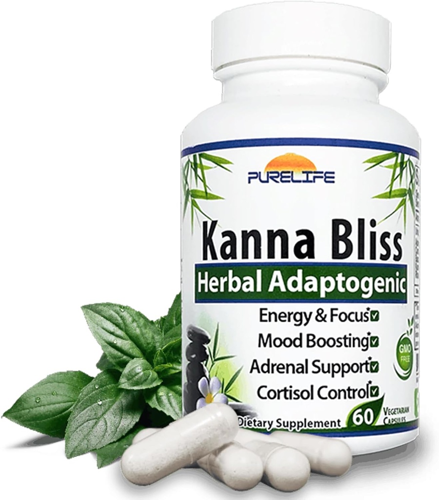 Kanna Bliss - herbal adaptogen (60 vegetariske kapsler)
