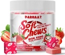 Iron Soft Chew tillæg med C-vitamin 124; Strawberry Flavored