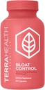 Terra Health Essentials Bloat Control Destination 124; Fast- Actioning No Bloat Relief w / fordøjelsesenzymer, Probiotiske Strops til målrettet anti bloat Support - Lactase, Lipase, Protease & Amylase til fordøjelsessygdomme