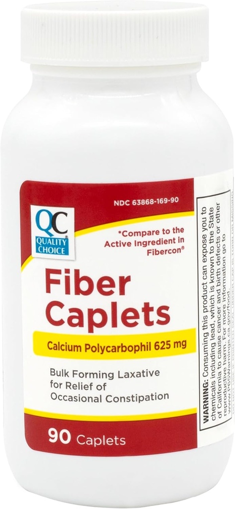 Kvalitetsvalg Fiber terapi kapsler, sikker og behagelig Forstoppelse Relief uden gas og bloating, Insolubale Fiber for tarm uregelmæssig i en 90 Count Flaske af kapsler