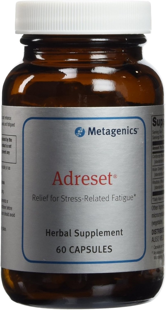 Metagenics - Adreset Adrenal Support Formel - 60 kapsler