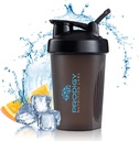 Prodigy Nutrition Labs Premium Shaker Flaske Perfekt til Protein Shakes og Pre Workout -14 Ounce (sort)