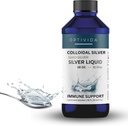Optivida Health Nano kolloid sølv væske (1 LB) - immunsupporttilskud med sølv hydrosol, væske til immunsupport, kolloid sølv til immunsystem, 10 PPM.