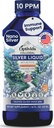 Optivida Health Nano kolloid sølv væske (1 LB) - immunsupporttilskud med sølv hydrosol, væske til immunsupport, kolloid sølv til immunsystem, 10 PPM.