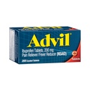 Advil Pain Reliever og Fever Reducer, Pain Relief Medicin med Ibuprofen 200 mg for hovedpine, rygsmerter, menstruation og fælles smertelindring - 200 overtrukne tabletter