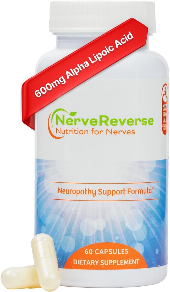 NerveReverse Neuropati Support Formula Kapsler - 3 Pack (3 flasker) - 90 dages forsyning