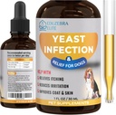 Gær infektion Behandling for hunde - Reducerer irritation & inflammation - Lindrende Itch Relief, Øre infektion Behandling