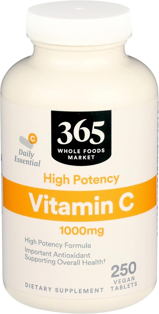 365 Af Whole Foods Market, C-vitamin 1000Mg, 250 Greve