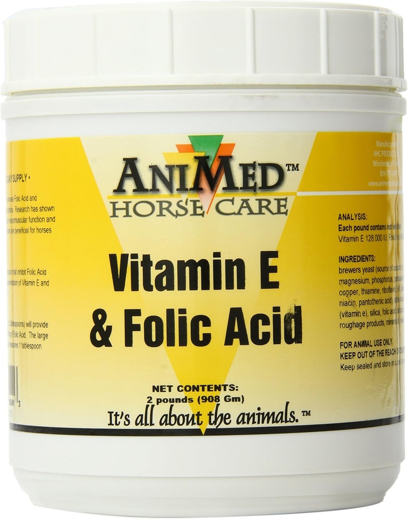 Animed Vitamin E Folinsyre (2 LB)