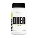NutraBio DHEA Supplerende - for mænd og kvinder - DHEA (100 mg) 60 Kapsler
