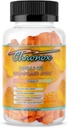 Chronox Orange Flavor Omega 3 Fish Oil Gummies for voksne - Lækker Chewable Omega 3 tillæg med Fish Oil - Pills Alternative og non-GMO Gummies for daglig sundhed - (60 Greve)