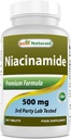 Bedste Naturals Niacinamid 500 mg 240 tabletter (Egnet til vegetar) - Ikke-flushing form af Niacin (vitamin B3)