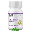 INLife Lakrids Root Extract (Yasthimadhu) Standardiseret til > 20% Glycyrrhizinsyre Supplement, 500 mg - 60 Vegetariske kapsler
