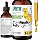 Forever Puppy Forstoppelse Relief for hunde - Afføring Ease Dog Kosttilskud - Sea Moss & Slippery Elm for fordøjelse - Fibervitaminer og Kosttilskud til Forstoppelse - Alle racer og størrelser - 4 oz