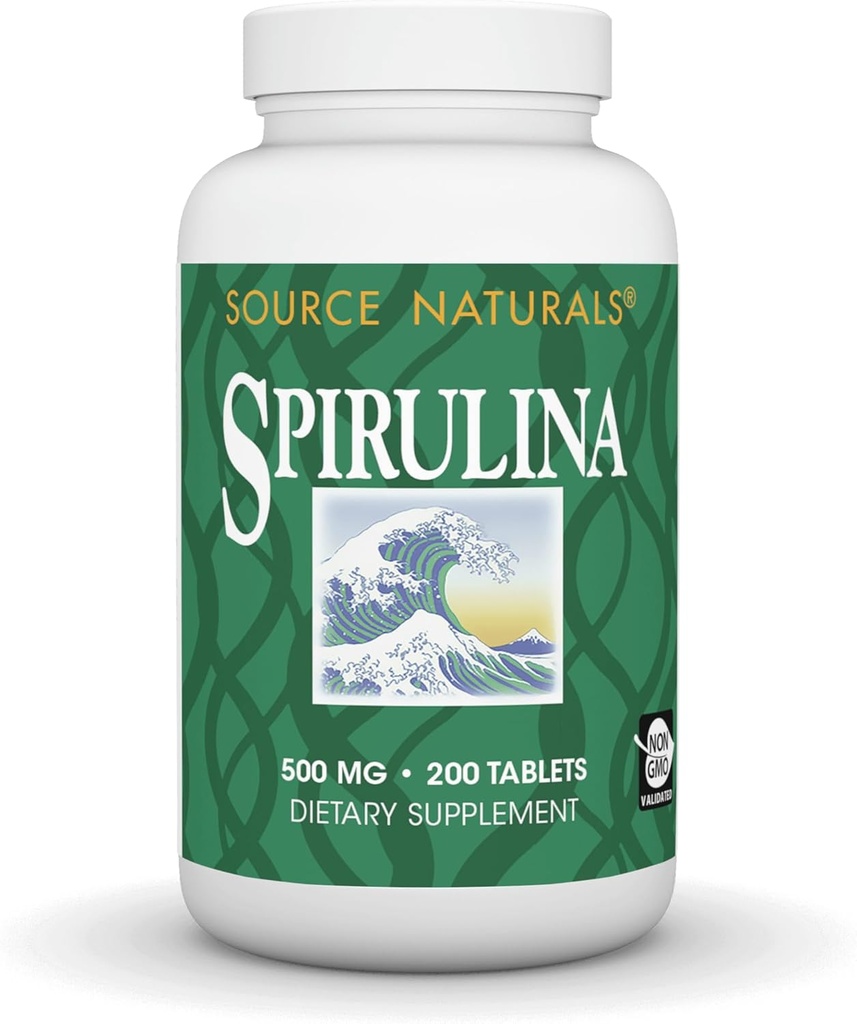 Source Naturals Spirulina - for immunsystem support - 200 tabletter