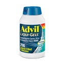 Advil Liqui- Gels minis Smerte Reliever og Feber Reducer, Smertemedicin for voksne med Ibuprofen 200 mg for smertelindring - 200 flydende fyldte kapsler
