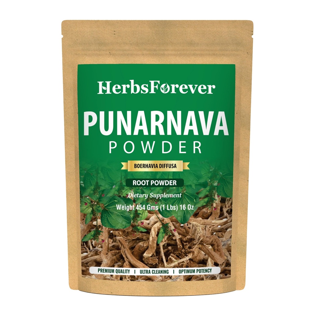 HerbsForever Punarnava Powder ekskl. GMO, Vegan