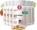 Nourised AndroEase Plus for kvinders sundhed - Zink, Reishi, Green Tea og Saw Palmetto for kvinder - for energi, Vitality, Ansigtshår og daglig wellness - 360 kapsler, Made in USA