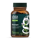 Gaia Herbs Bacopa - Brain and Cognitive Support Herbal Supplement - Lavet med Bacopa (Bacopa Monnieri) til at hjælpe med at understøtte en Thriving Mind - 60 Vegan flydende Phyto- kapsler (op til 60-dages forsyning)