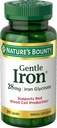 Nature 's Bounty Gentle Iron 28 mg 90 Kapsler