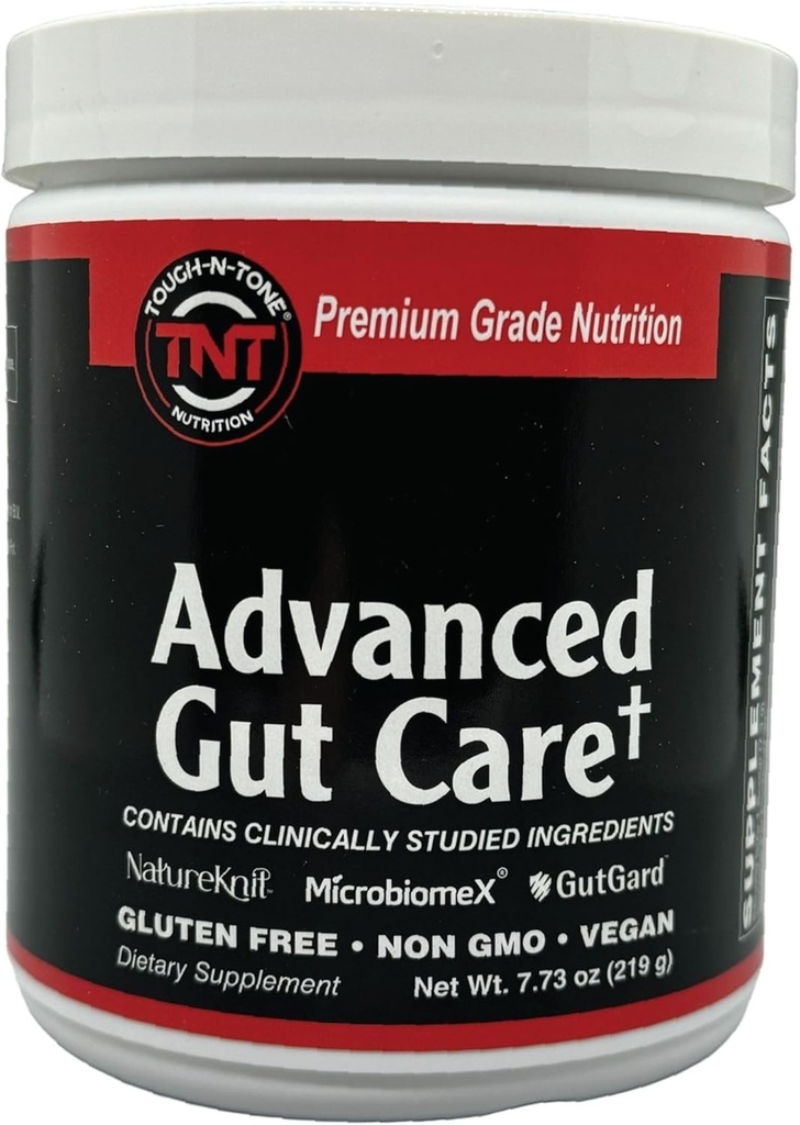TOUGH- N- TONE Advanced Gut Care Health Non- GMO, Gluten Free, Vegan