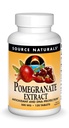 Source Naturals Pomegranate Extract 500mg Complete Hel Fruit Ellagic Acid Antioxidant & Tilføjet fiber - 120 tabletter