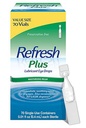 Opfrisk Plus smøremiddel øjendråber til tørre øjne, Preservative- Free, Værdi størrelse, 0,01 Fl Oz Single- Use Containers, 70 Greve